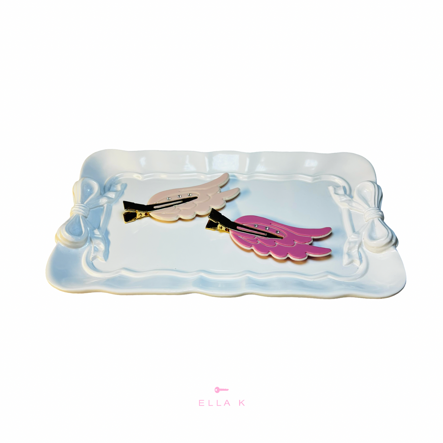 The Seraphine Wing Hair Clip Set