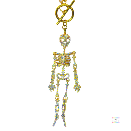 Fancy Bones Charm Necklace