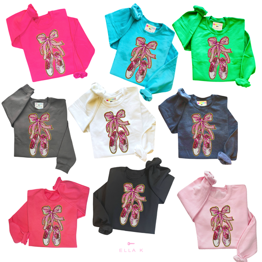 Coquette Ballerina Twirl Sweatshirt