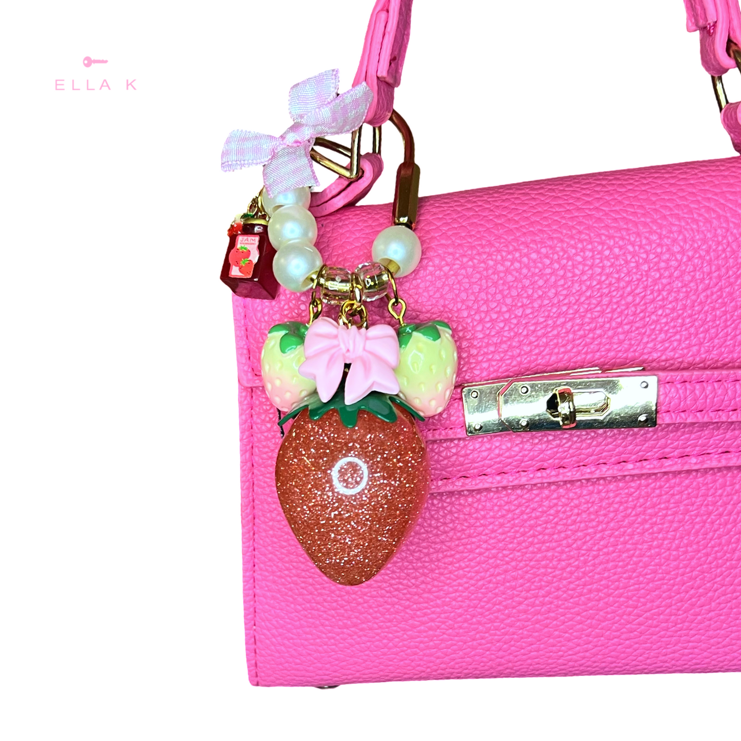 Strawberry Preserves Bag Charm