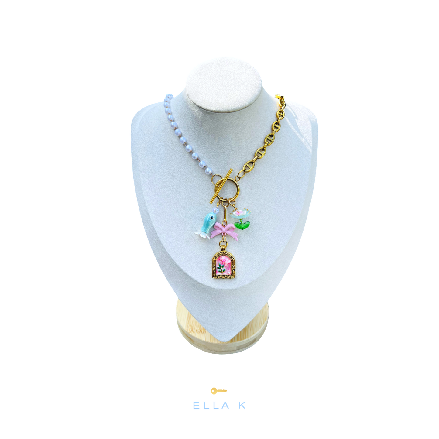 Harbor Pearl Charm Necklace