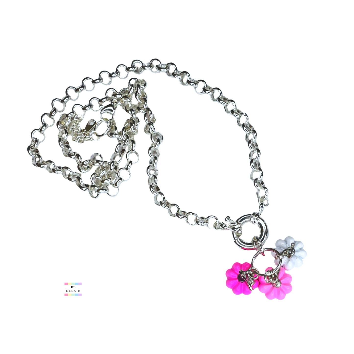 The Tiny Pink Pumpkin Patch Charm Necklace
