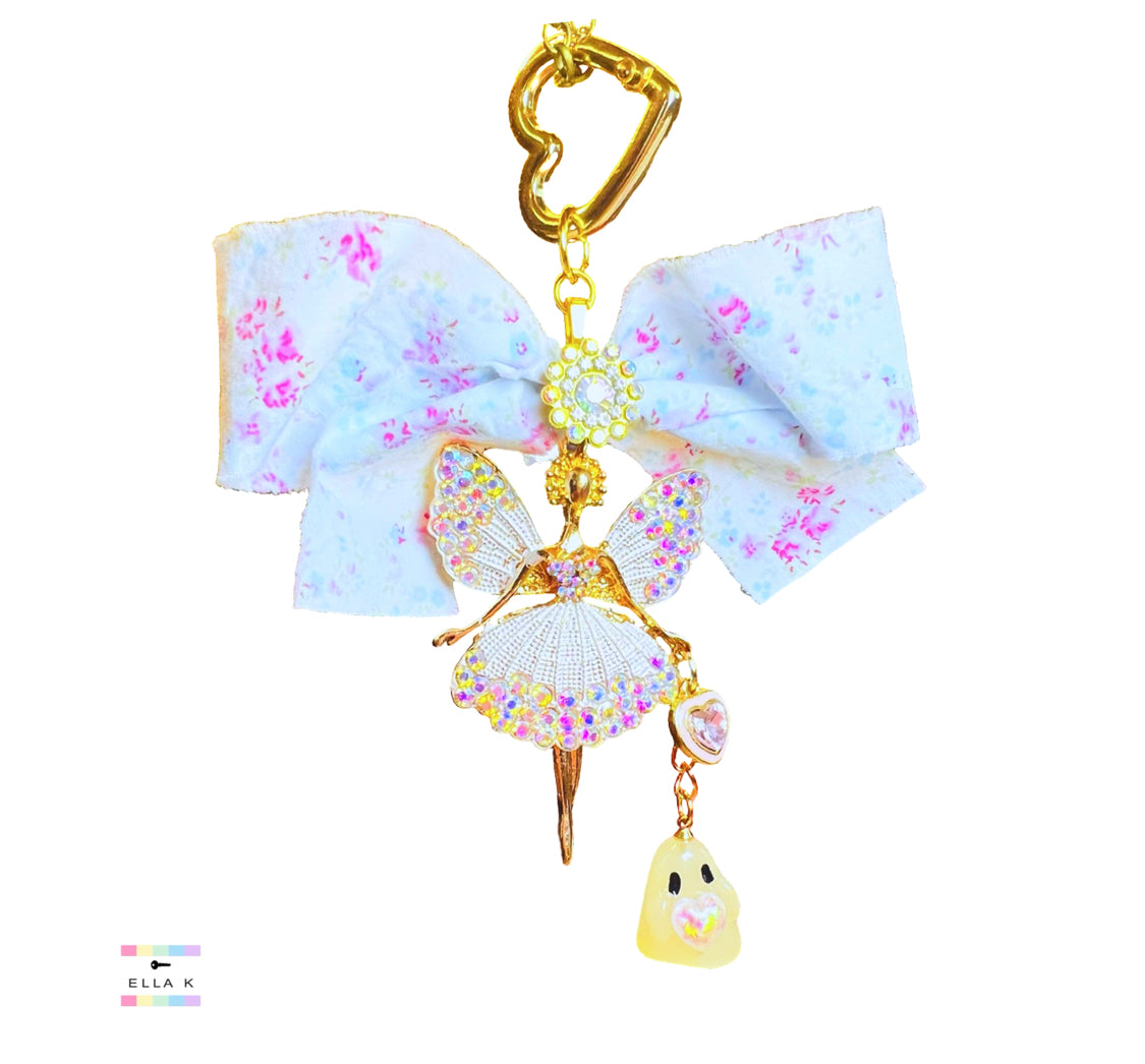 Fairy & Her Sweetheart Ghost Bag Charm