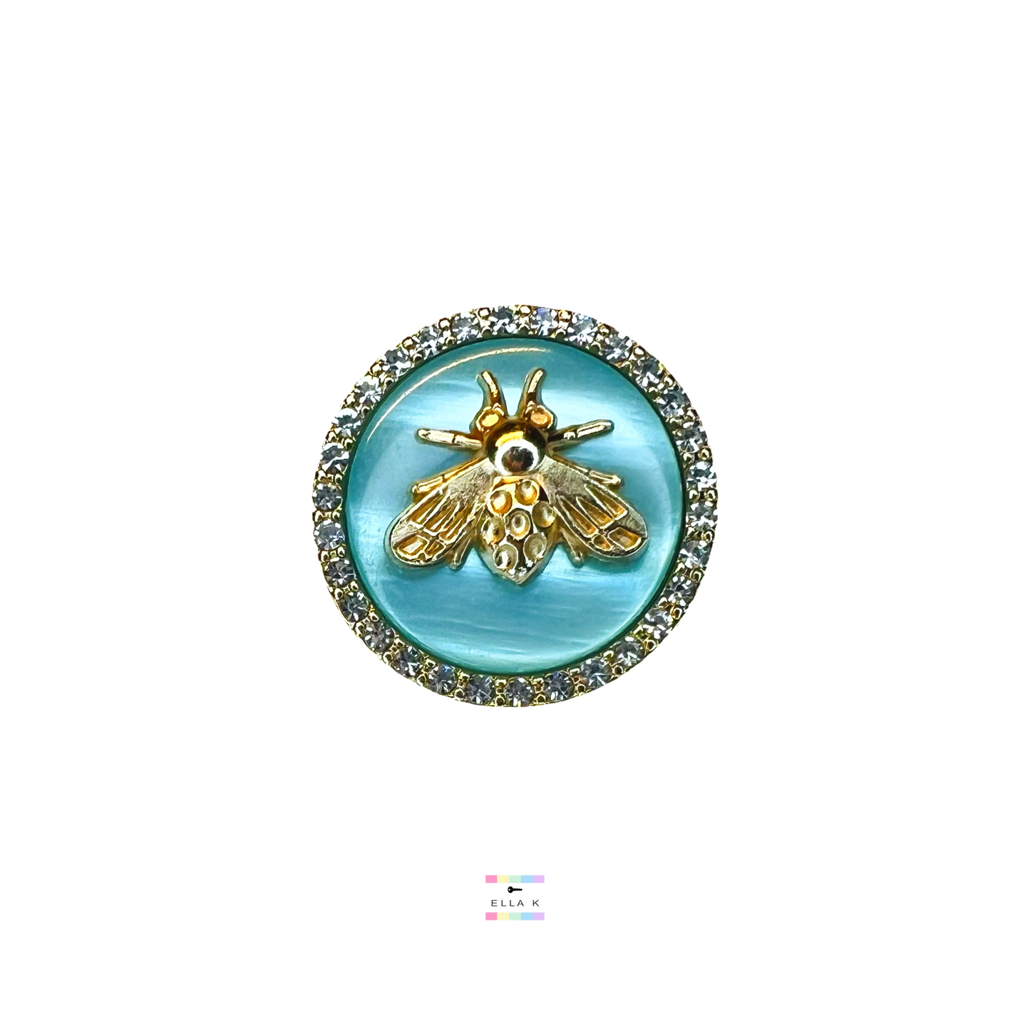 Ballet of the Fancy Bees Button Charm Bracelet