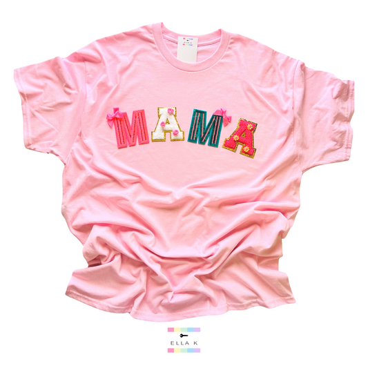 Mama Coquette Bow & Flowers Tee