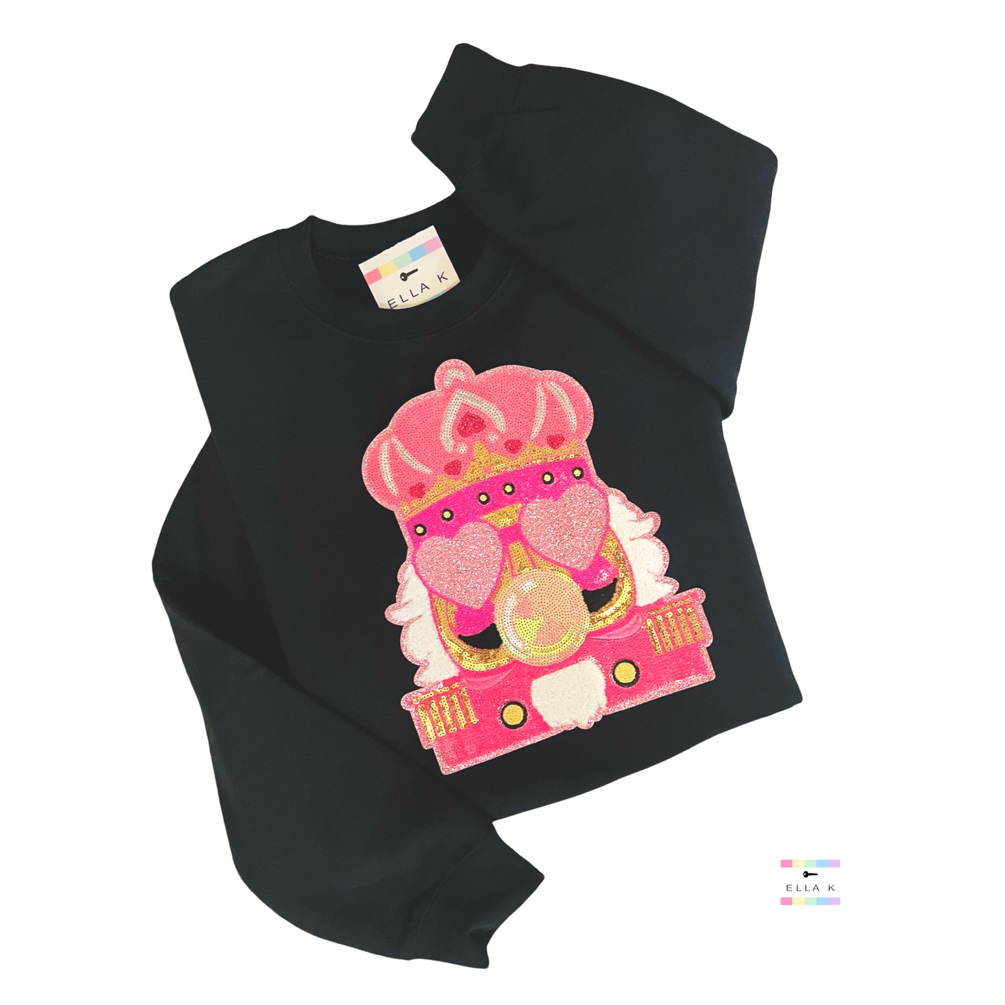 Bubble Gum Nutcracker King Christmas Sweatshirt