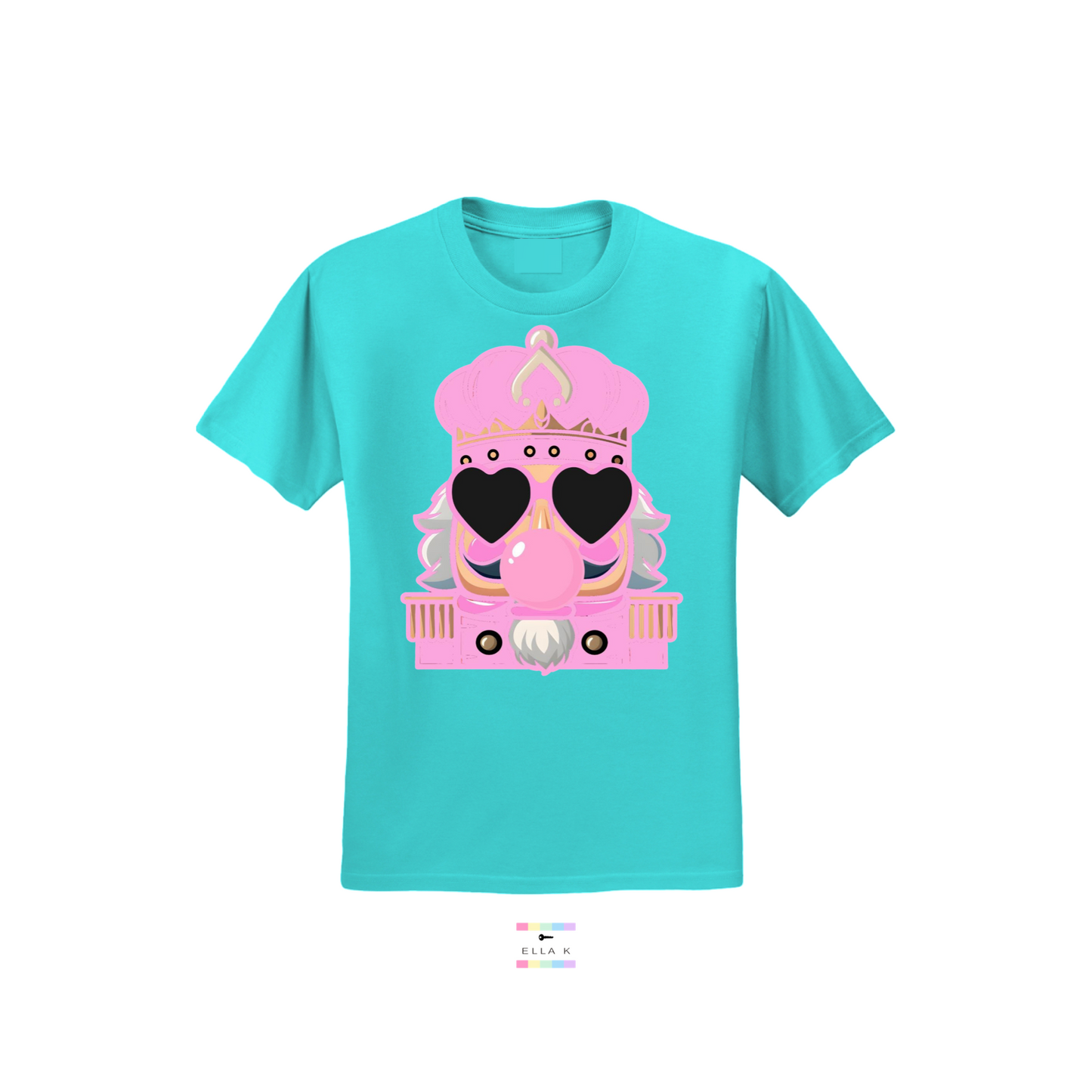 Pink XL Bubble Gum Nutcracker Graphic Tee