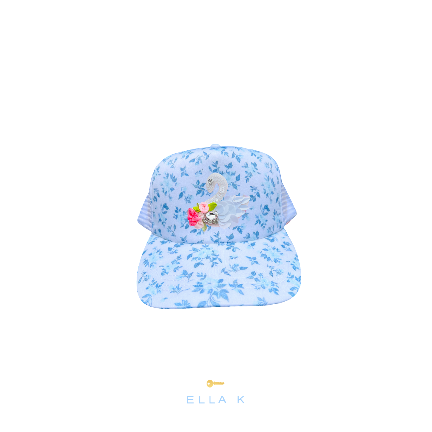 Wildflower Cottage Rose Trucker Hat