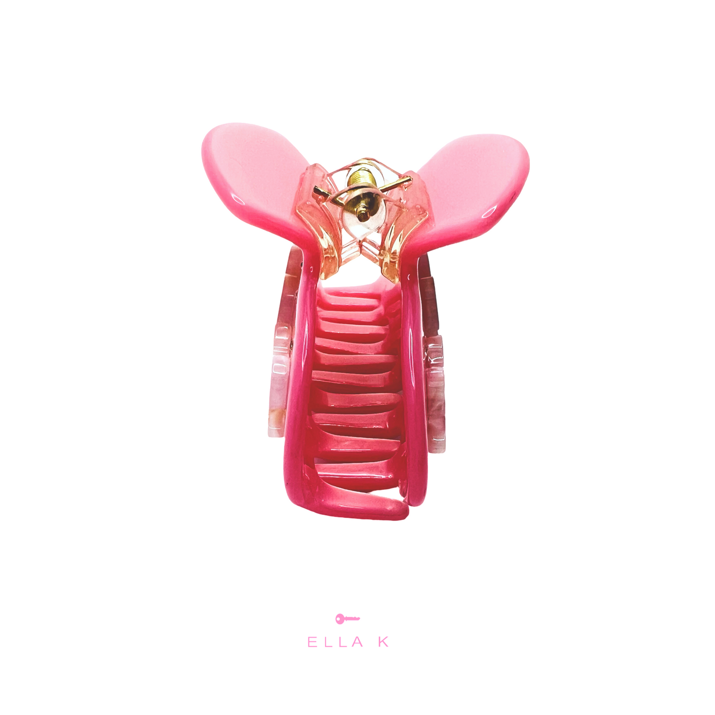 Pink Champagne Hair Claw Clip