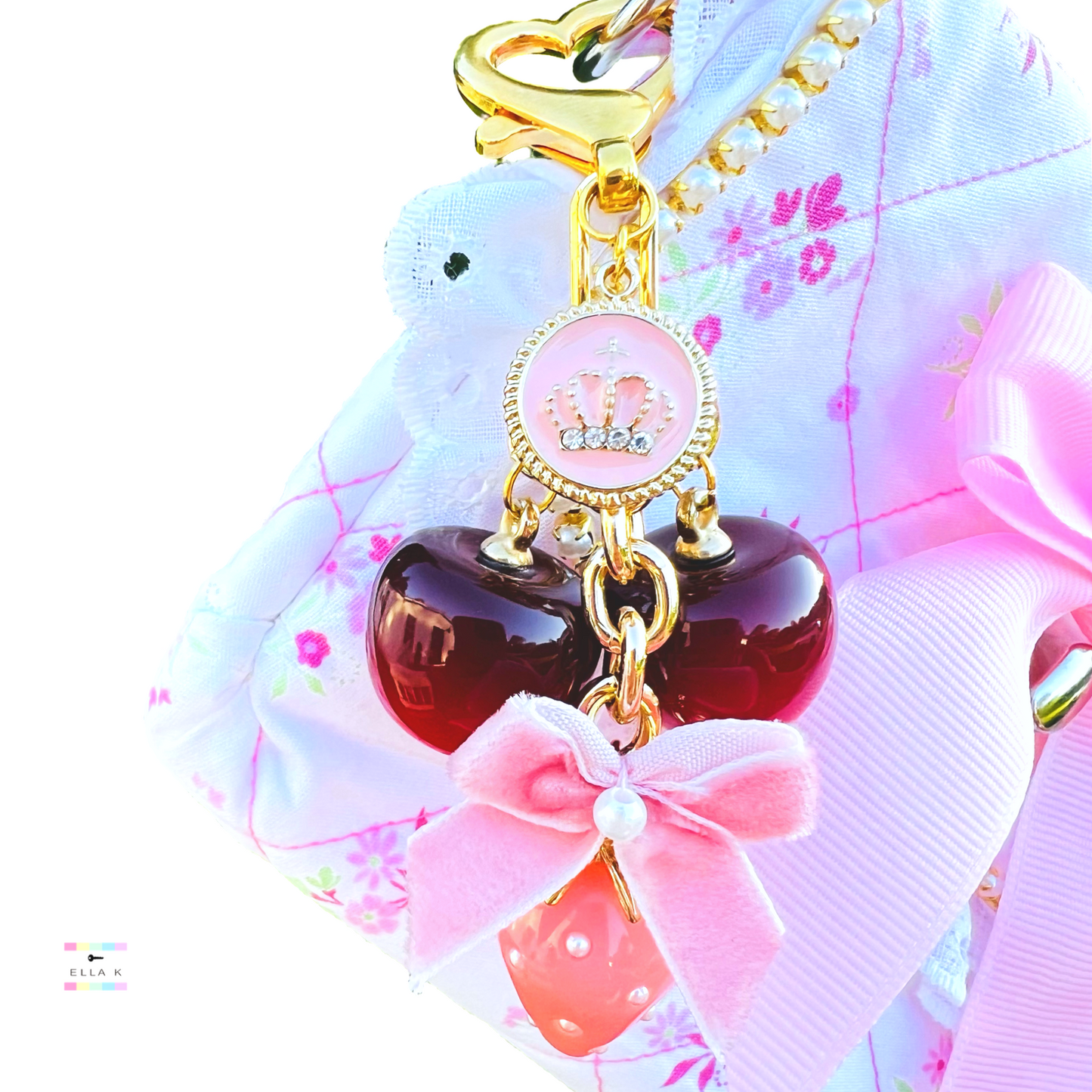 Crown Orchard Coquette Bow Bag Charm