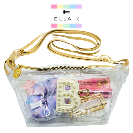 Ella K Custom Classic Clear Fanny Pack