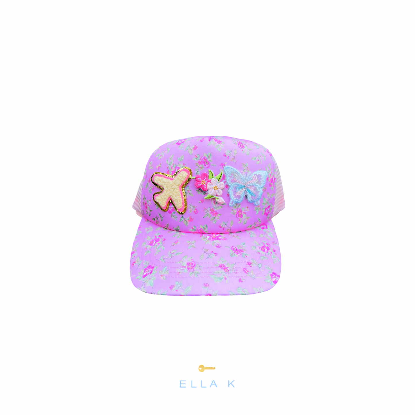 Wildflower Cottage Rose Trucker Hat