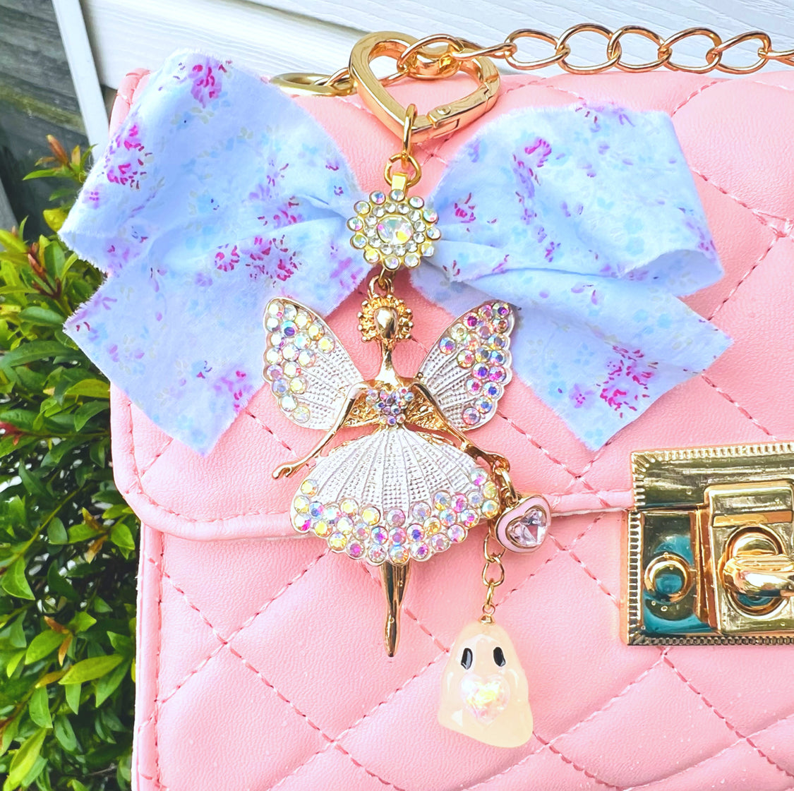 Fairy & Her Sweetheart Ghost Bag Charm