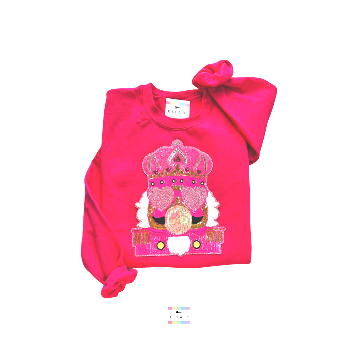 Bubble Gum Nutcracker King Christmas Sweatshirt