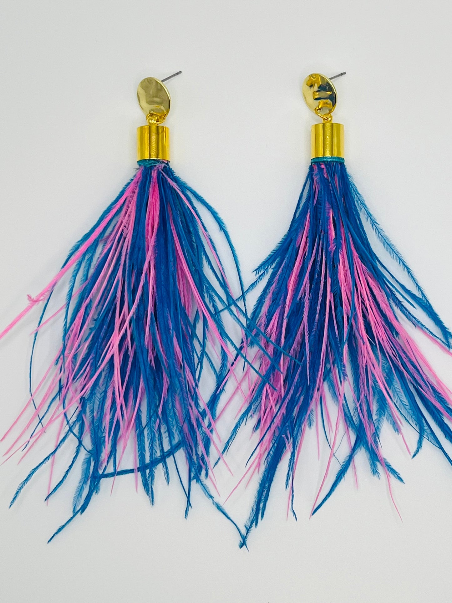 Feather Earrings - Carnival Collection