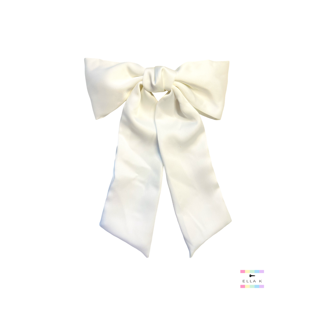 Sincerely Jules Large Satin Fabric Bow hair Barrette White NWT Amazon.com : SUSULU Hair Bows for Women Oversized Black  main image 4