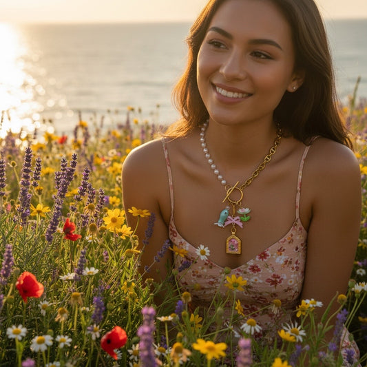 Harbor Pearl Charm Necklace