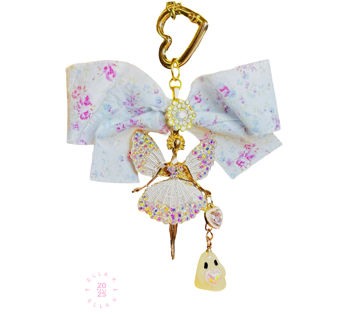 Fairy & Her Sweetheart Ghost Bag Charm