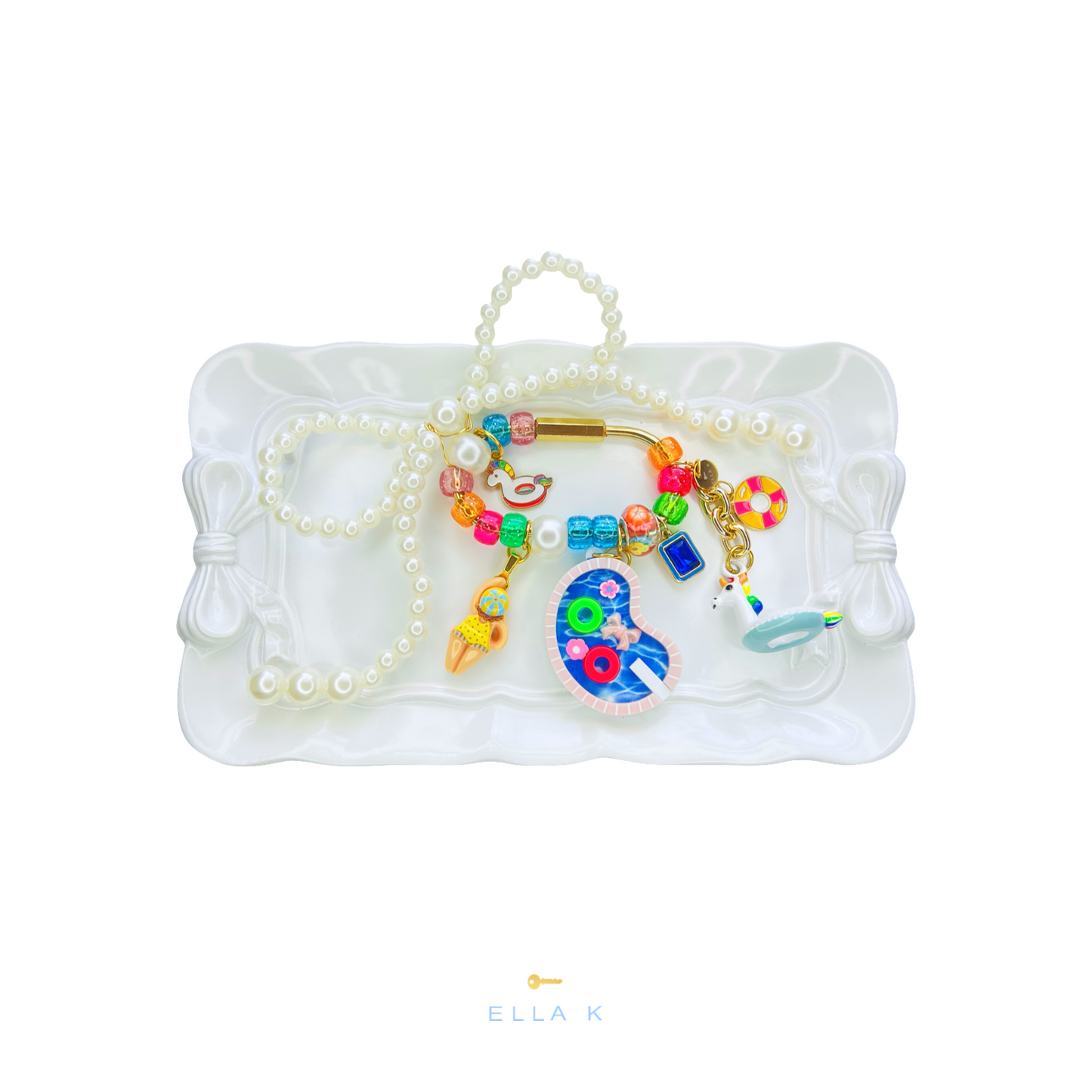 Cabana Swim Club Bag Charm - Club Cabana
