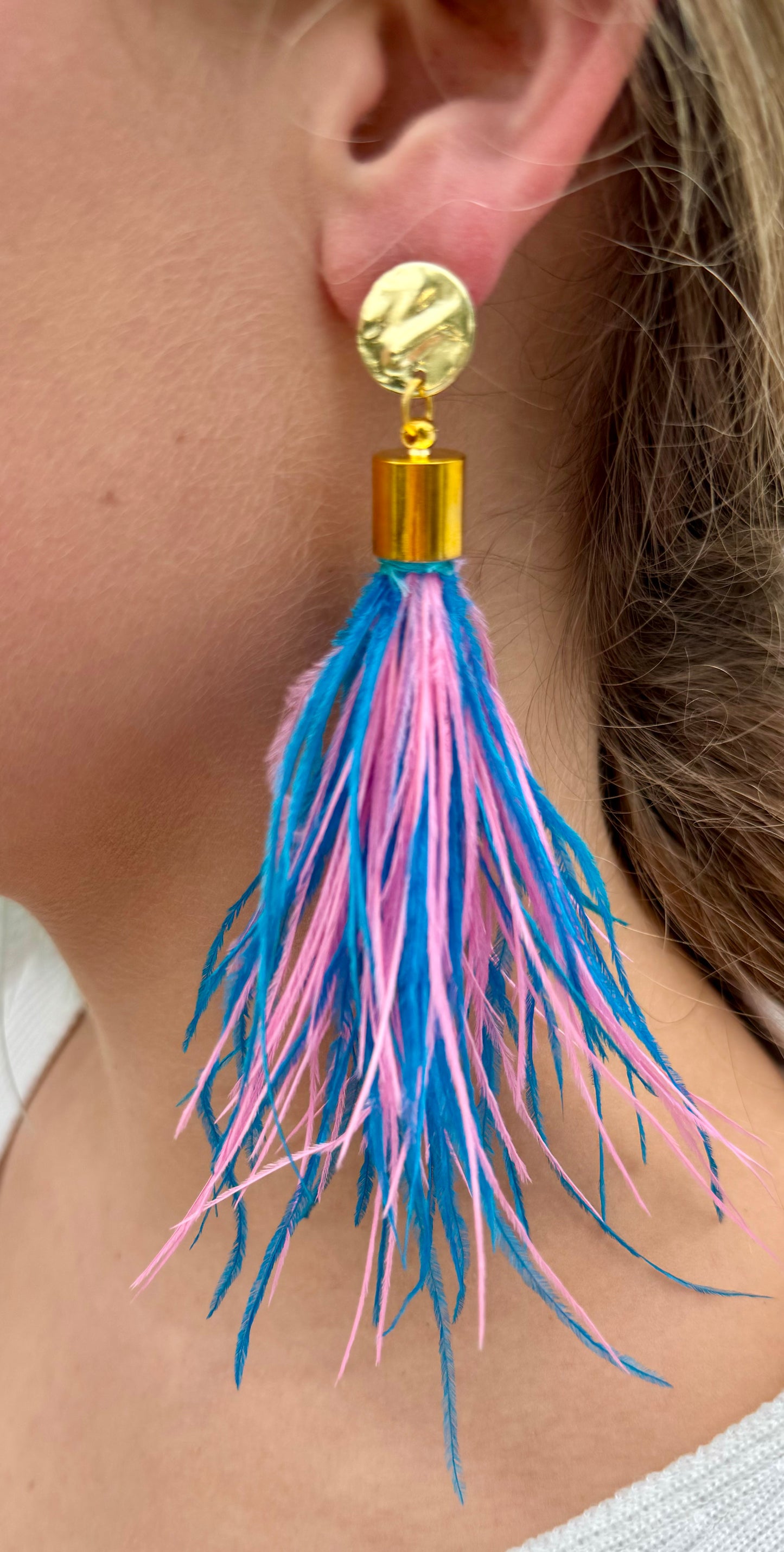 Feather Earrings - Carnival Collection