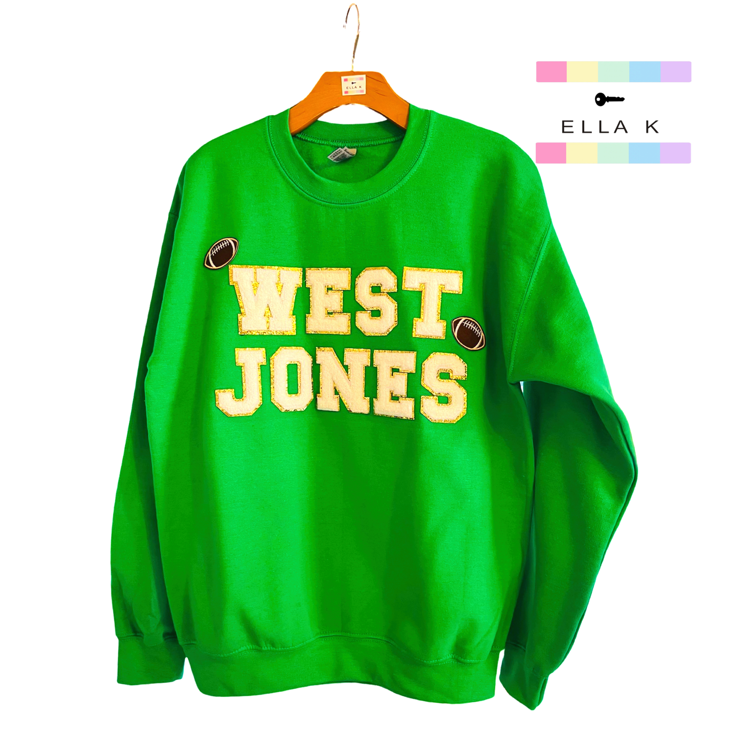 West Jones Varsity Football Sweatshirt