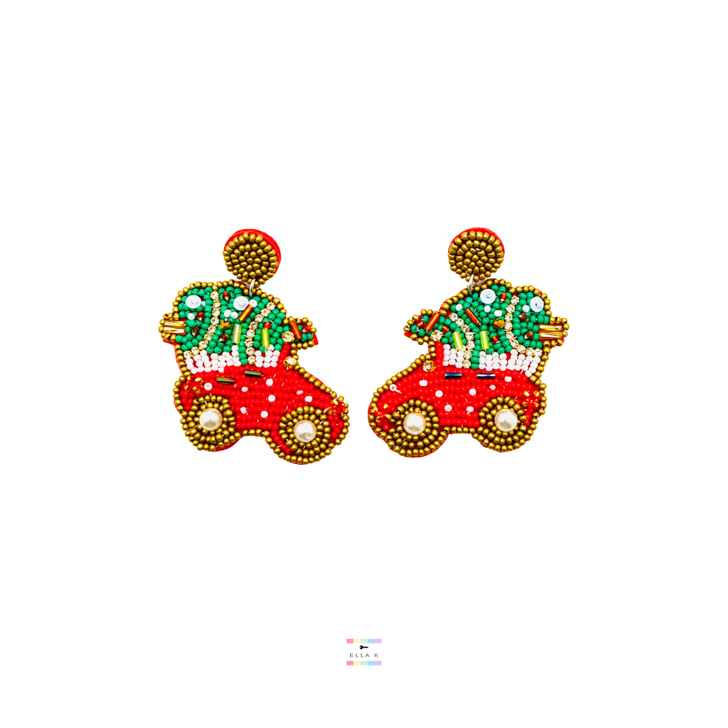 Christmas Vacation Car Earrings