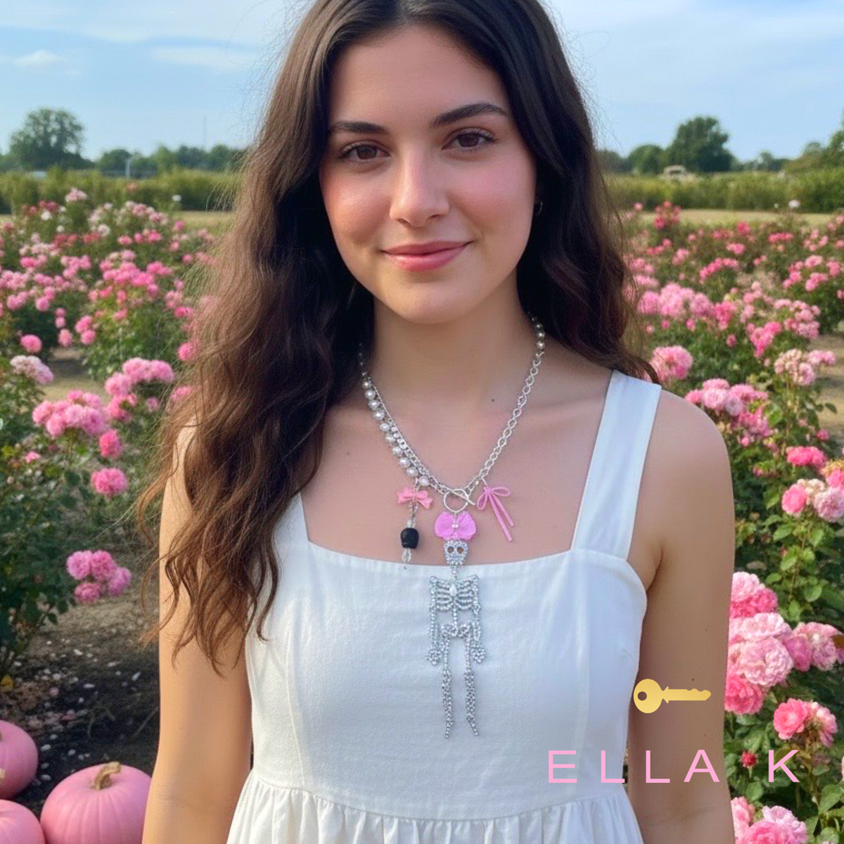 Fancy Bones Bijou Necklace