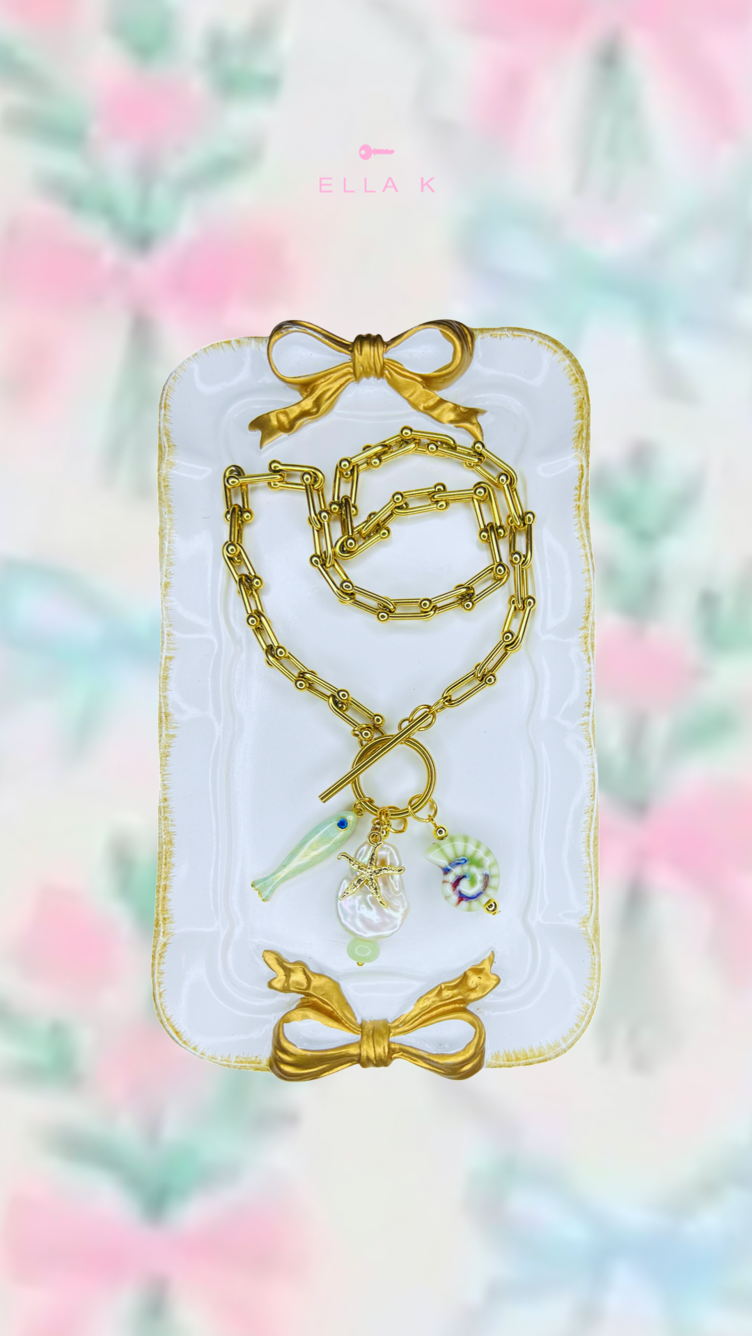 Kiwi Cove Charm Necklace