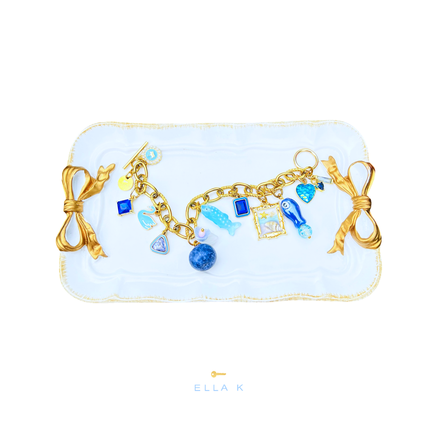 Blueberry Bay Charm Bracelet