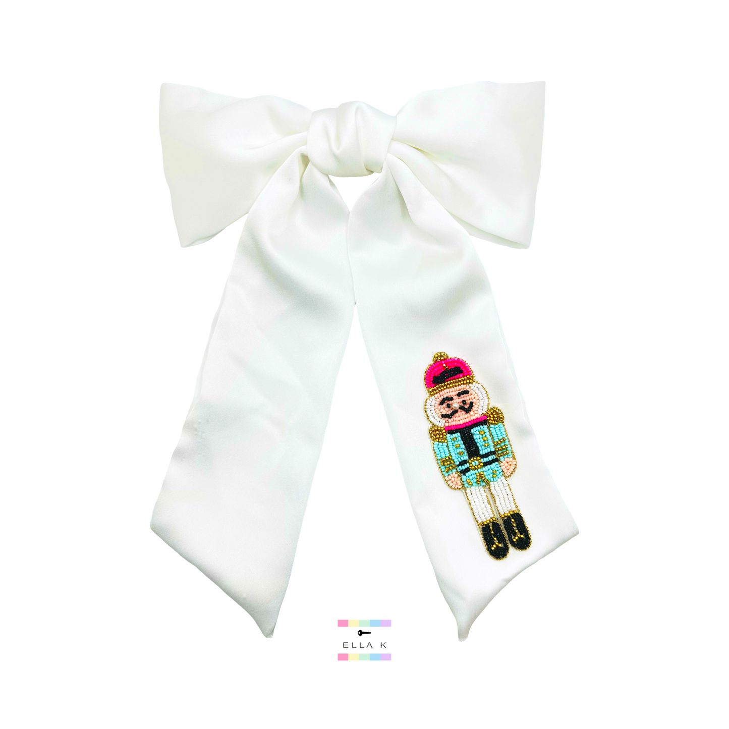 Nutcracker Luxe Satin Hair Bow Barrette