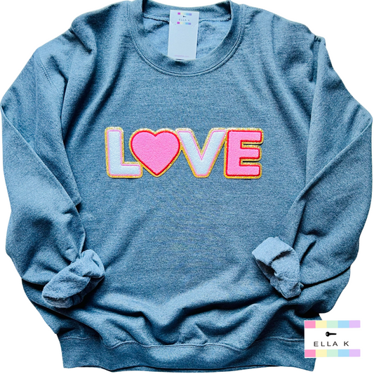 Love Letters Sweatshirt - Dark Heather