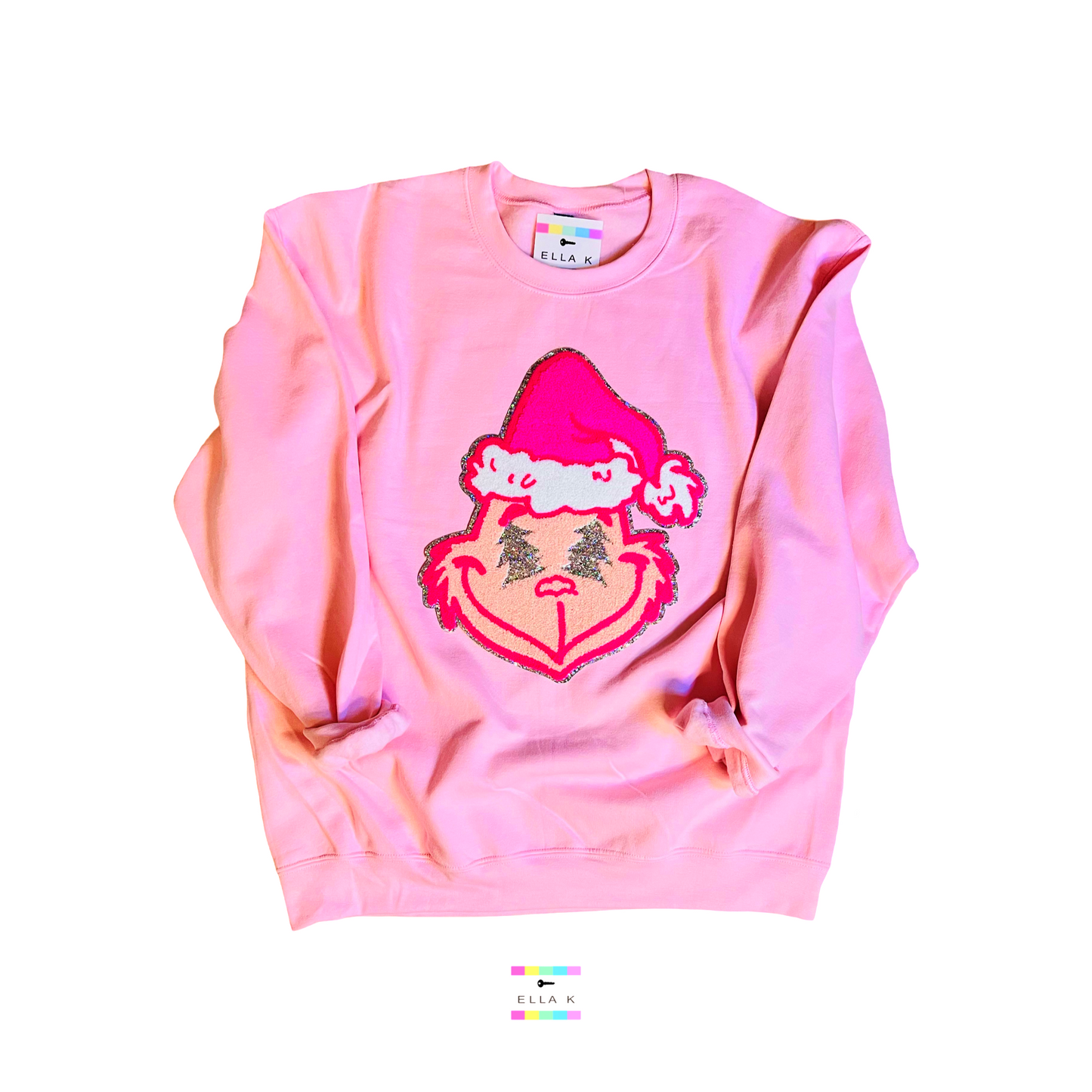 The Grinch Pink Christmas Sweatshirt