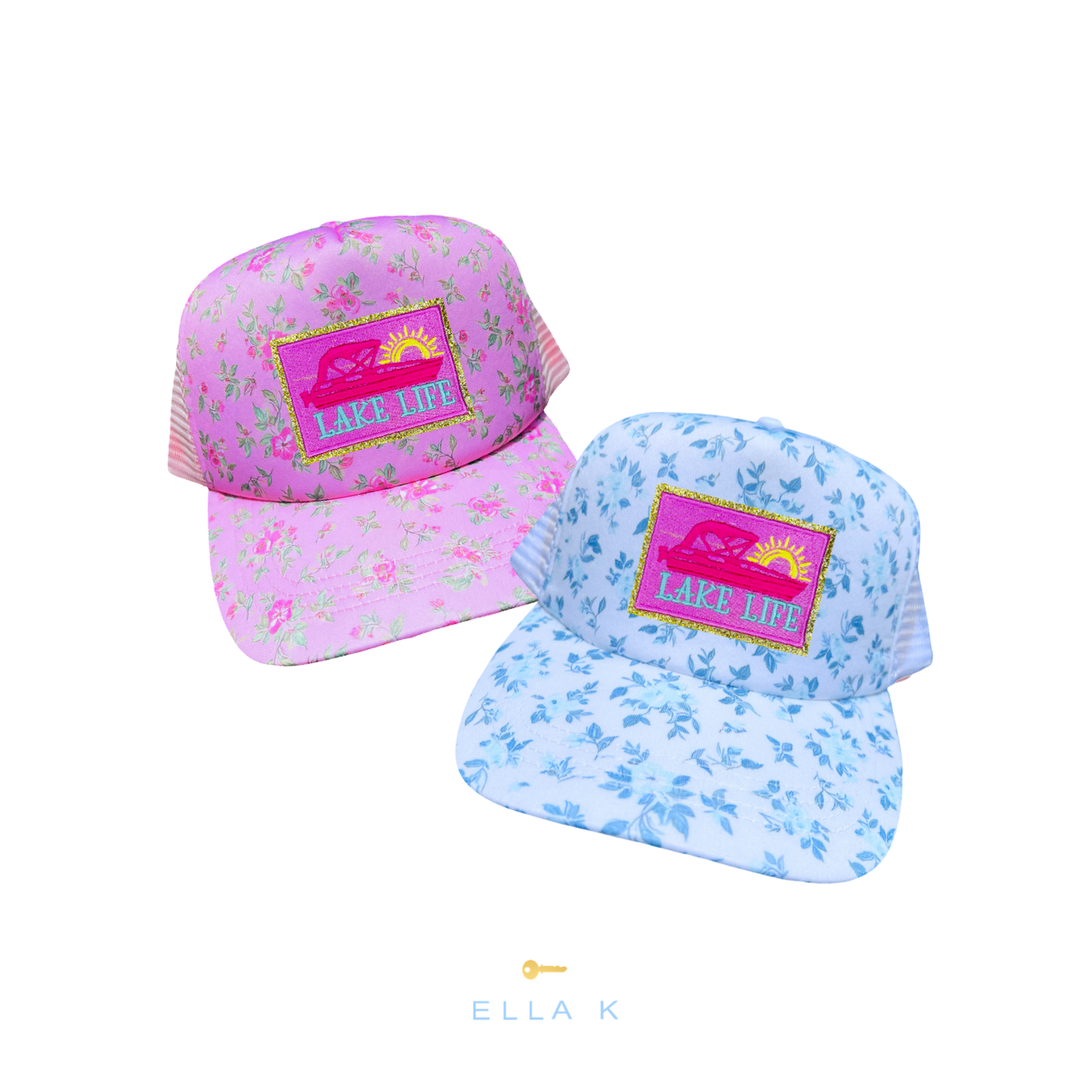 Wildflower Cottage Rose Trucker Hat
