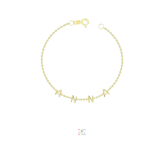 The Original Letter Name Bracelet