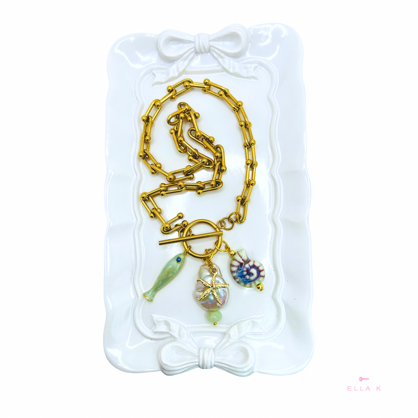 Kiwi Cove Charm Necklace