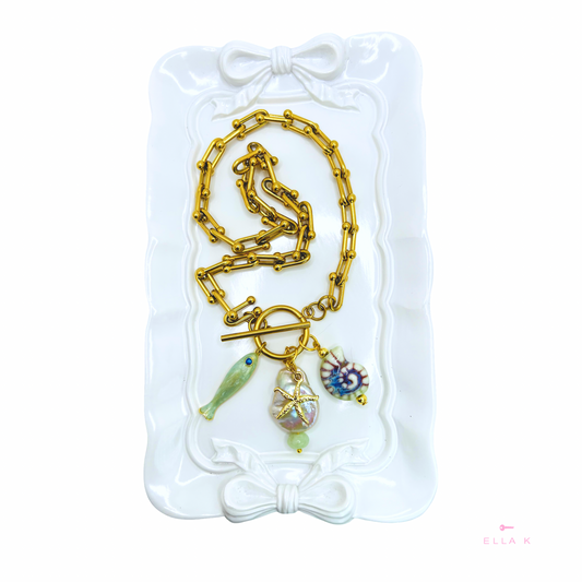 Kiwi Cove Charm Necklace