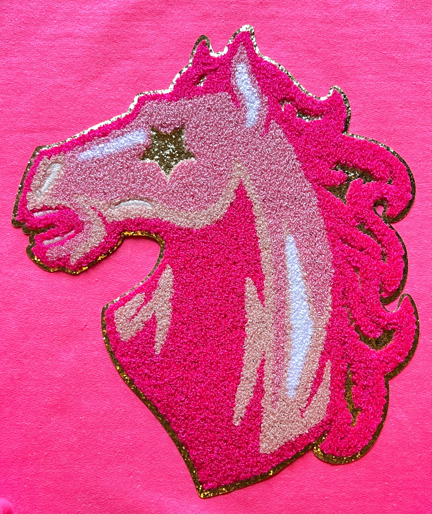 Preppy Pink Mustang Sweatshirt