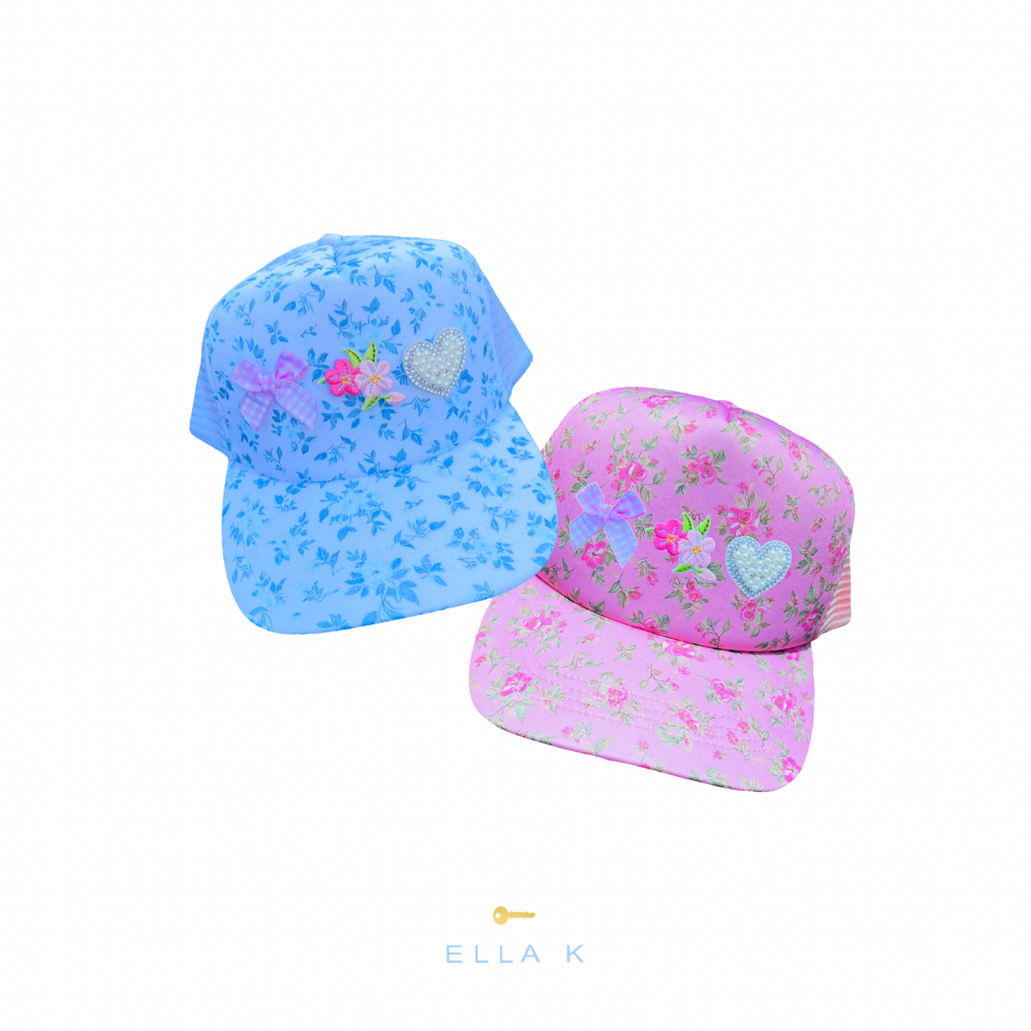 Wildflower Cottage Rose Trucker Hat