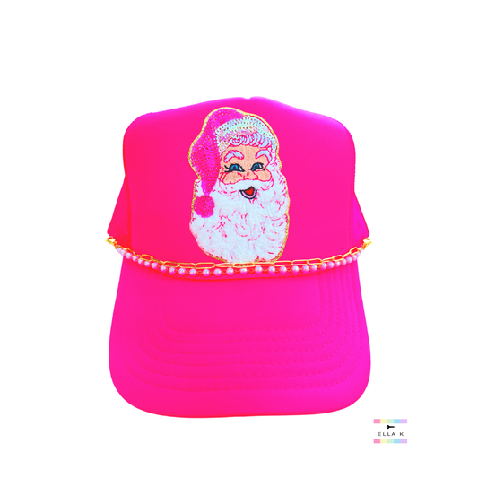 Santa Christmas Trucker Hat