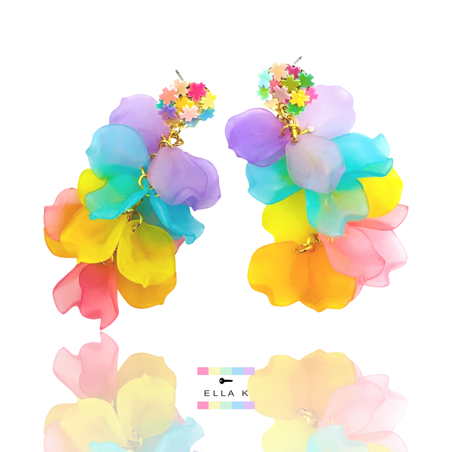 Pastel Petal Earrings