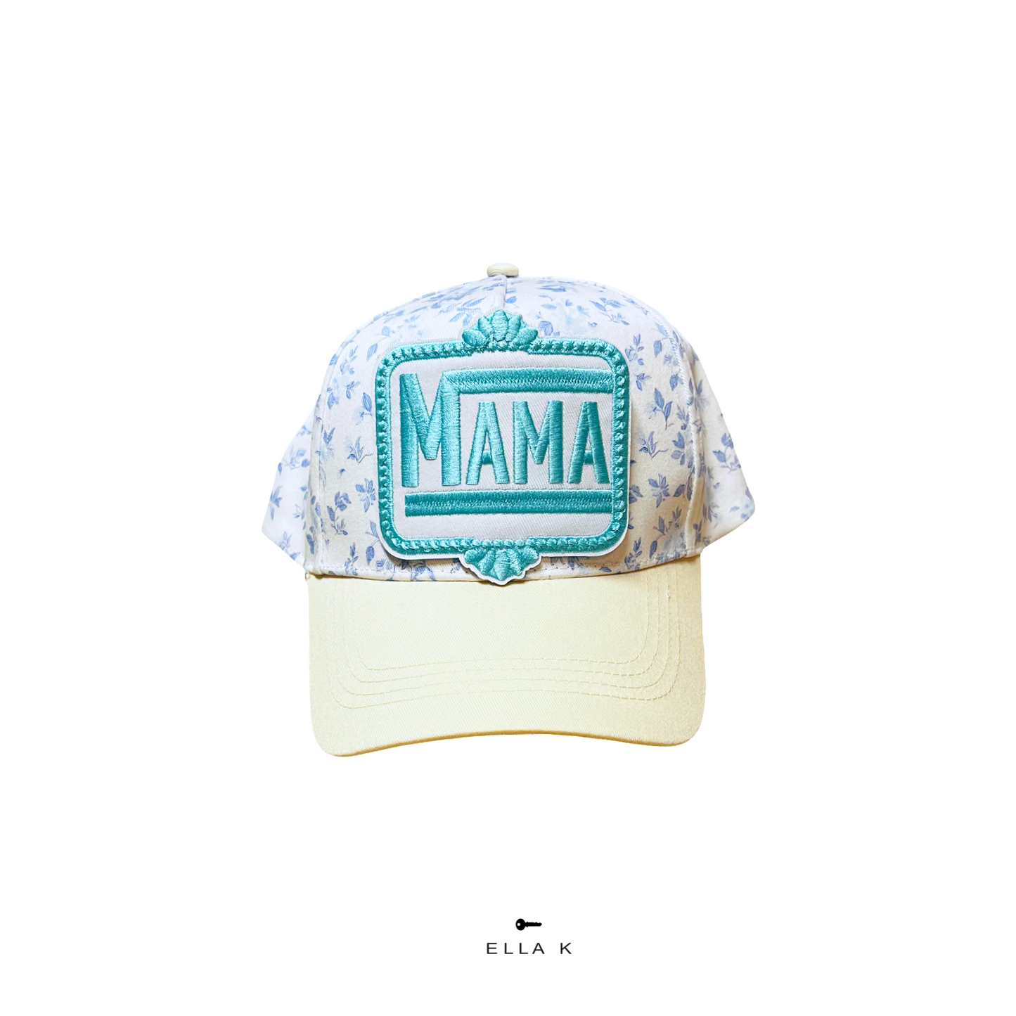 Wildflower Cottage Rose EmbroideredMama Hat