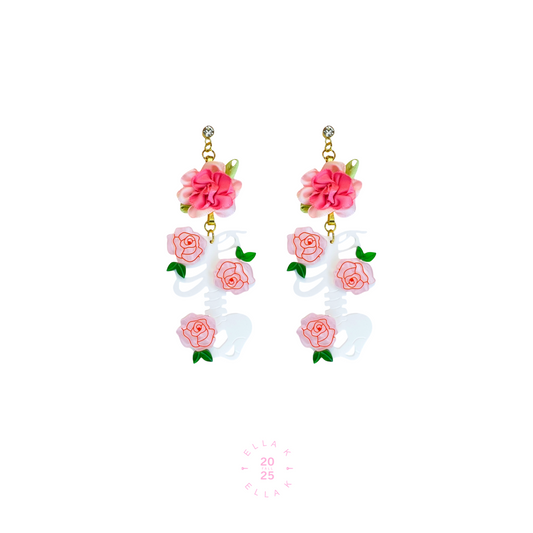Bones In Bloom Earrings