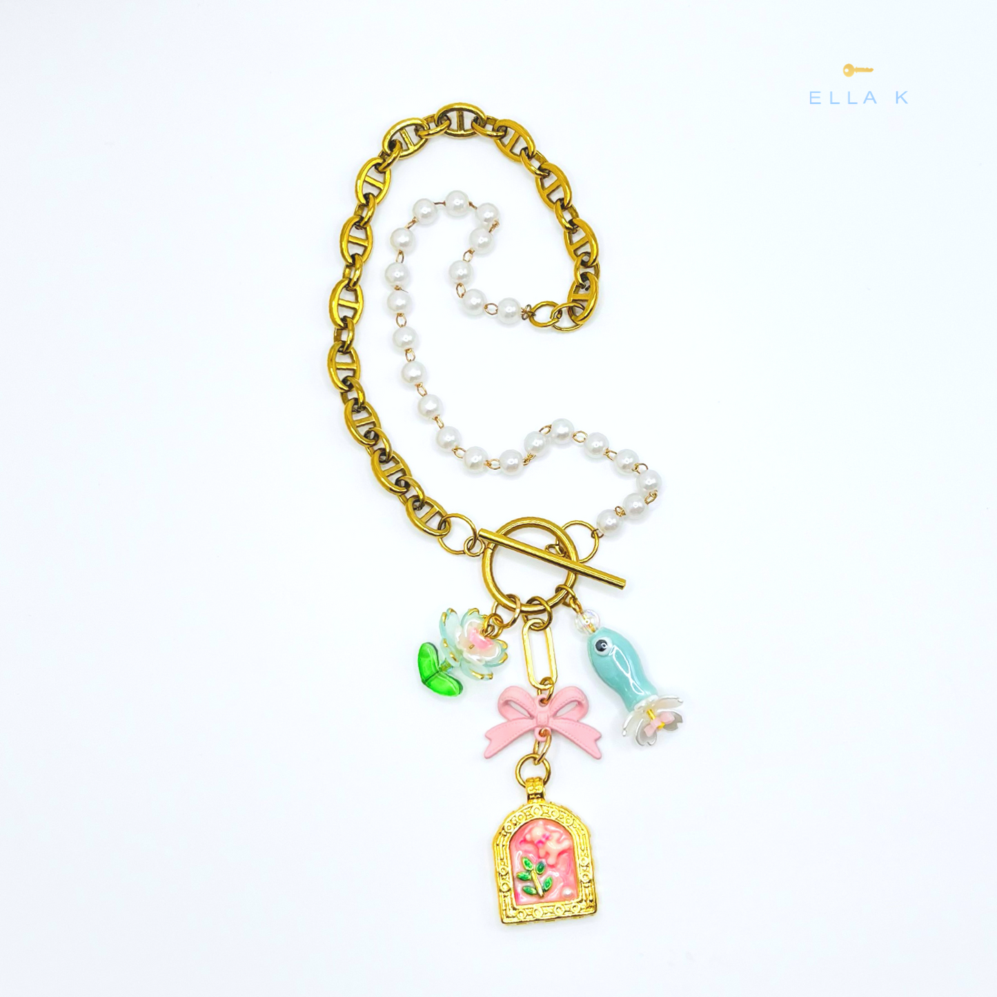 Harbor Pearl Charm Necklace