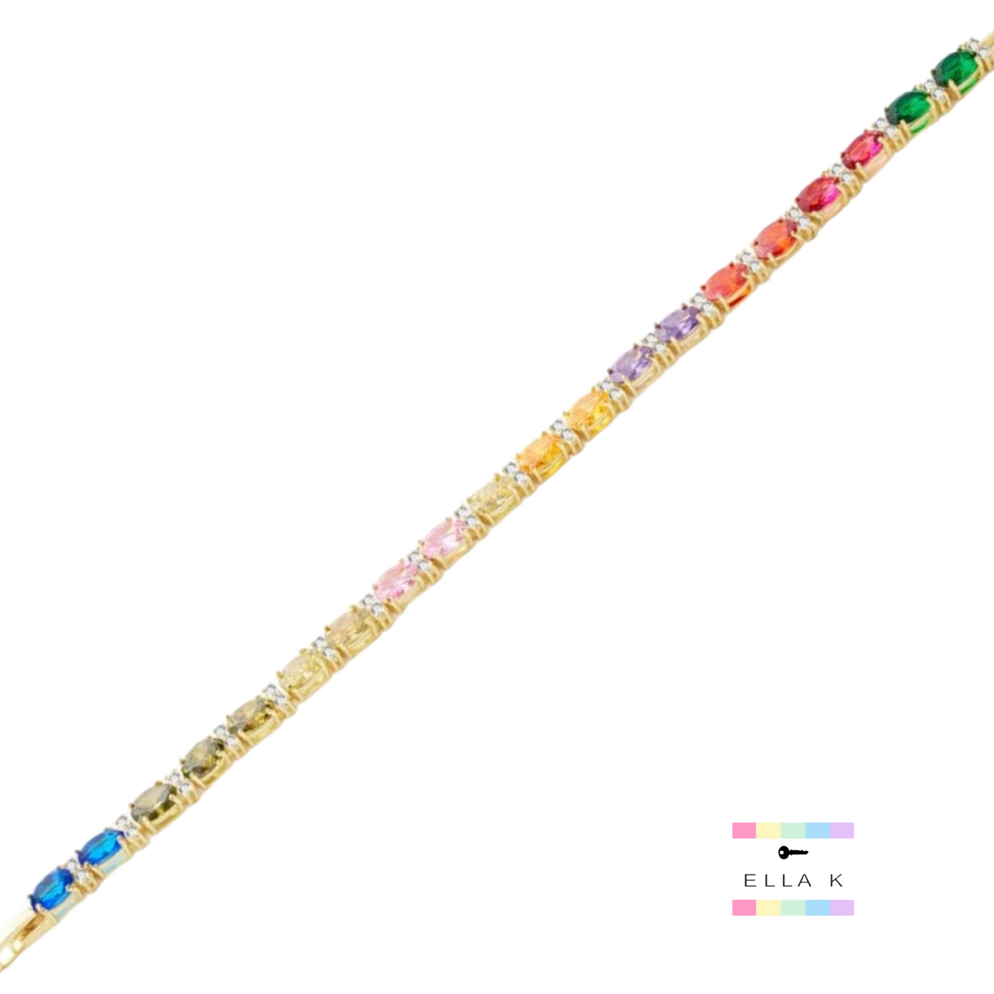 Forever Rainbow Tennis Bracelet