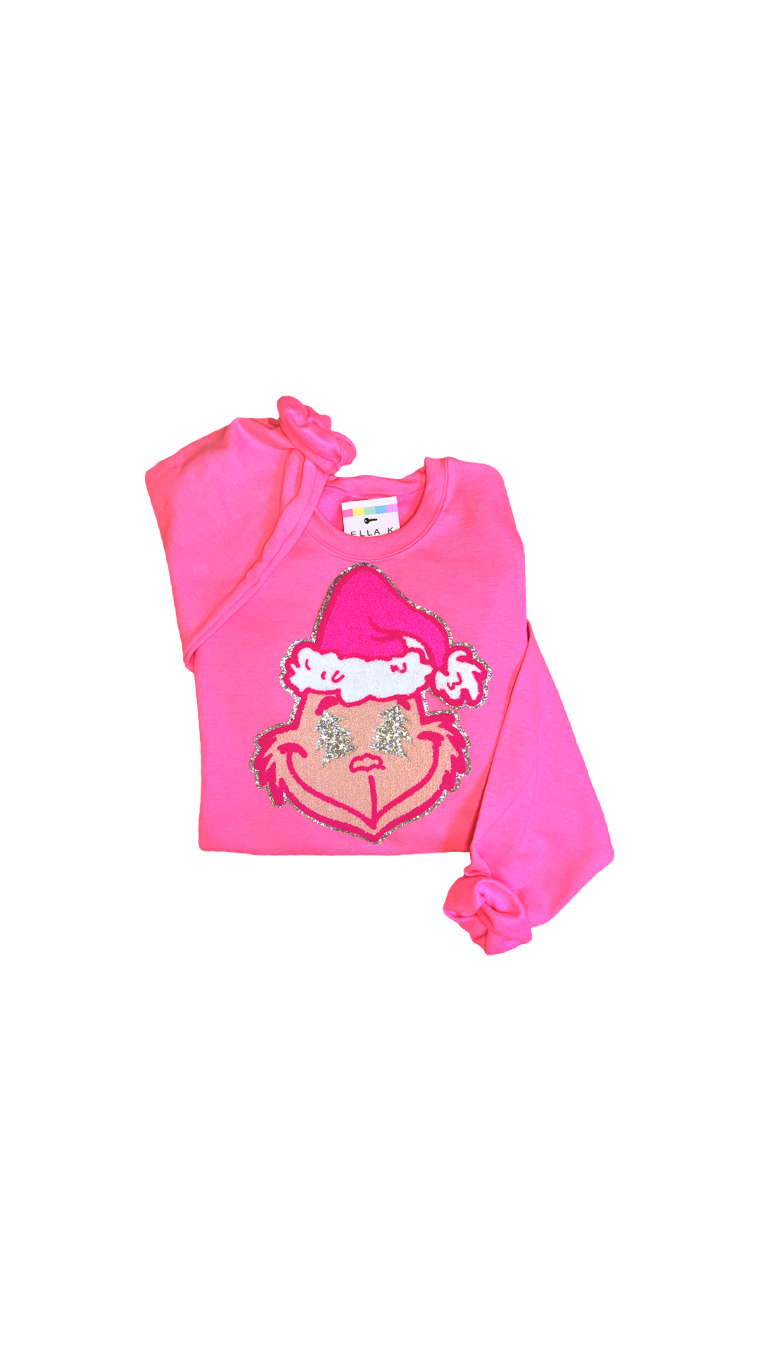 The Grinch Pink Christmas Sweatshirt