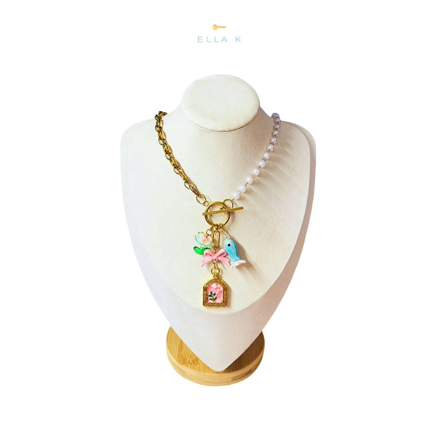 Harbor Pearl Charm Necklace