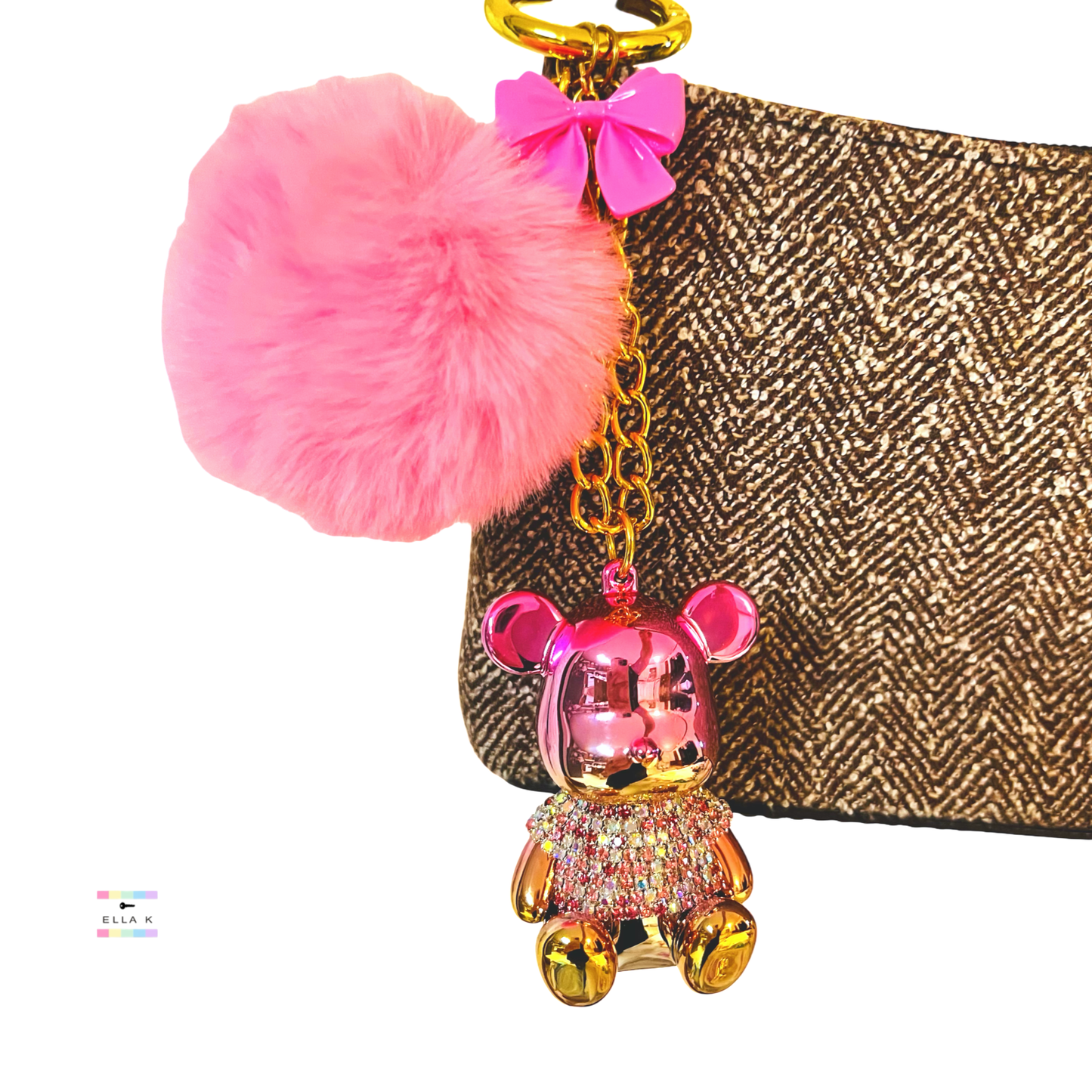 Gemmy Bear Bag Charm