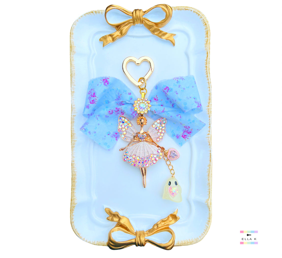 Fairy & Her Sweetheart Ghost Bag Charm