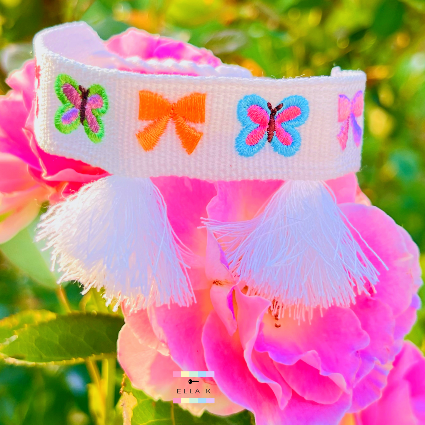 Butterfly Coquette Bow Woven Bracelet