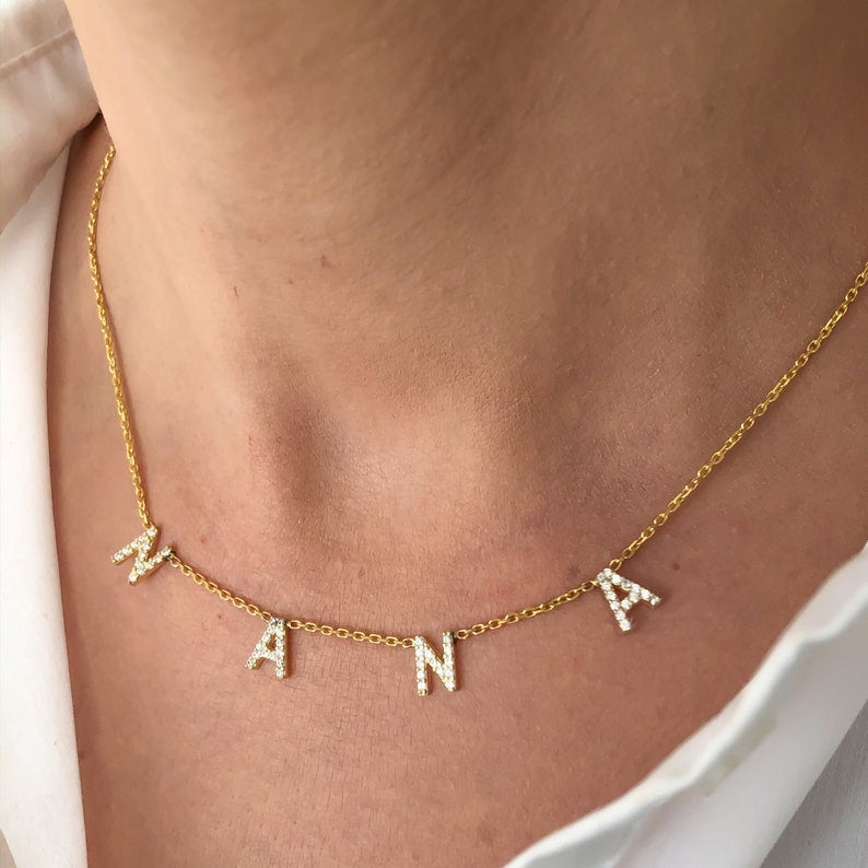 The Original Pave Name Necklace